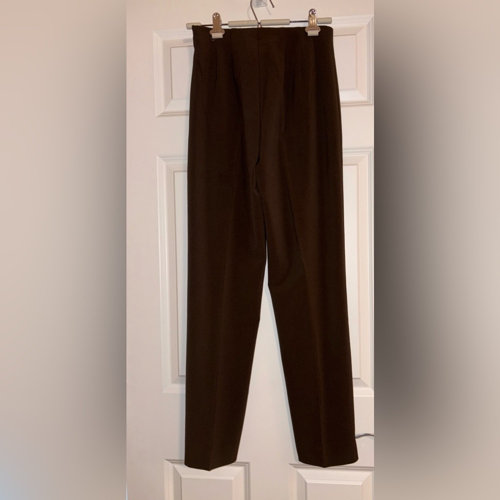 EUC Dress Pants: Flat Front, Side Zip, Lightweight, Sleek, Straight Leg